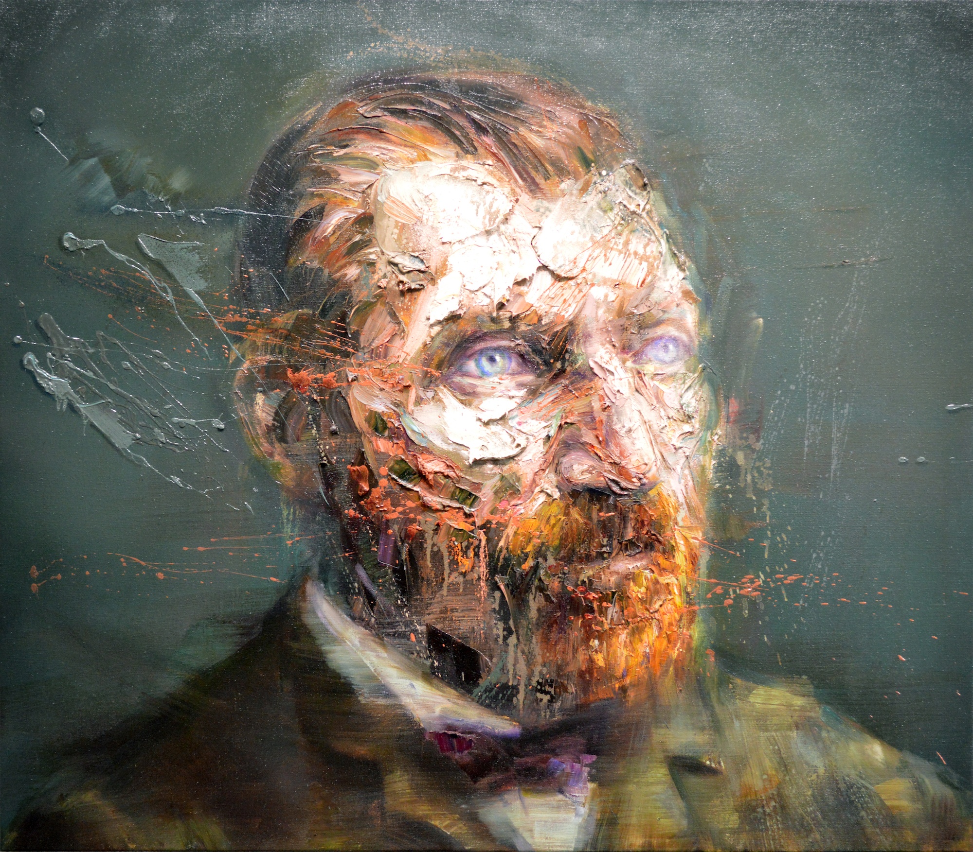 Vincent Van Gogh III, oil on linen, 2017