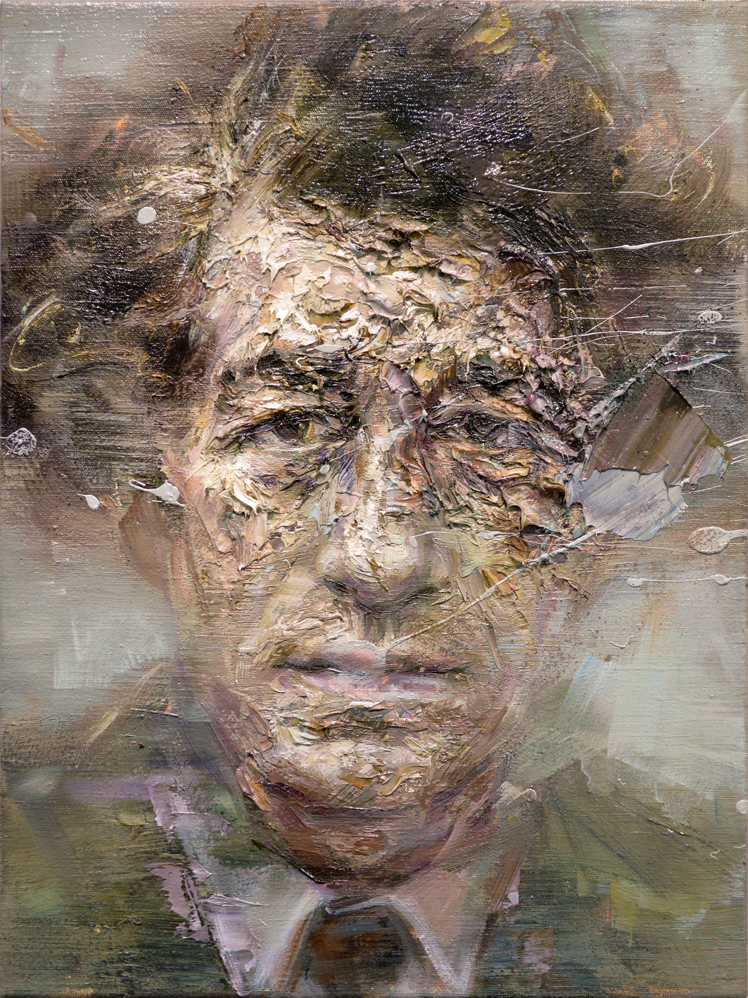 A portrait depicting the gaze of the ever relentless artist Alberto Giacometti