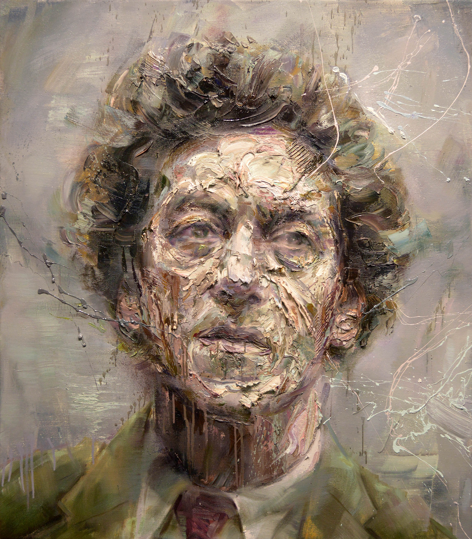 A portrait depicting the gaze of the ever relentless artist Alberto Giacometti