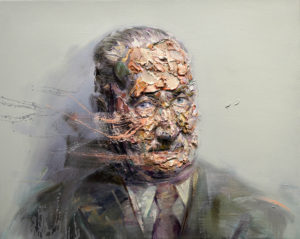 A portrait titled Martin Heidegger by Artist Mathieu Laca