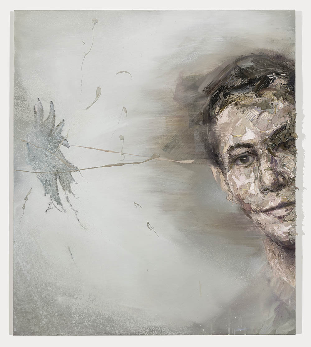 A portrait titled Réjean Ducharme by Artist Mathieu Laca