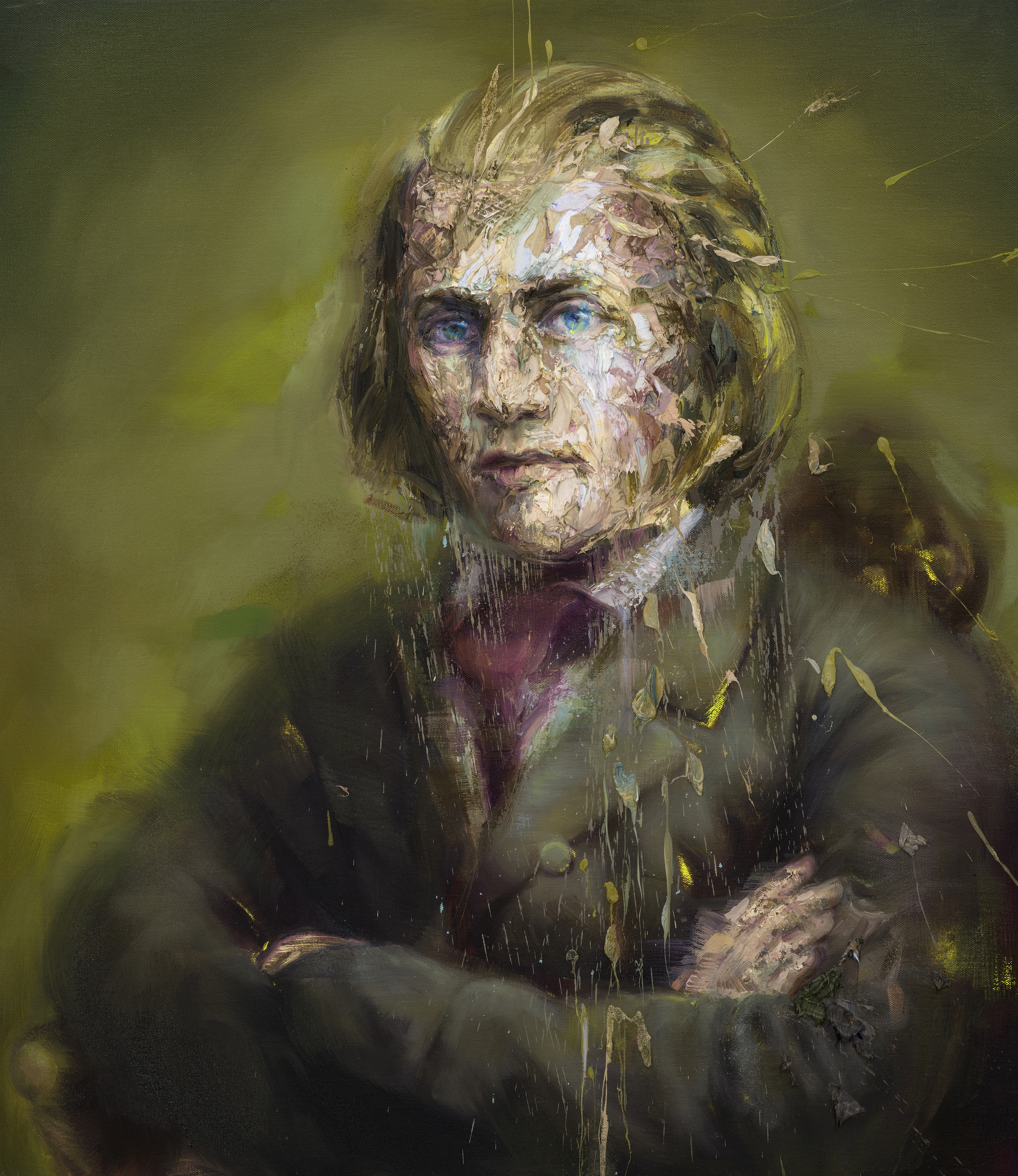 A portrait titled Johannes Brahms by Artist Mathieu Laca